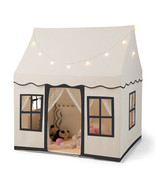 Toddler Large Playhouse with Star String Lights-Beige - Color: Beige - $2,608.08 MXN