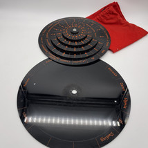 Irena’s Tarot Wheels of Destiny Black Red Lucite 15” Vintage 1980’s Need... - £27.34 GBP