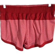 Womens Red Heather Running Shorts with Liner Size L Large Gym Activewear... - £17.30 GBP