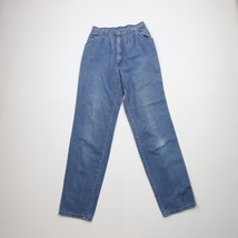 Vintage 90s Streetwear Womens 11 / 12 Distressed Pinstriped Pleated Deni... - $34.60