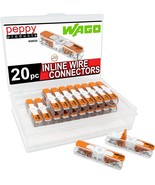 Wago 221-2401 Lever Nuts Compact Splicing Inline Wire Connectors With Ca... - $58.75 CAD