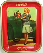 Coca-Cola Tray 1941 &quot;Roadster Girls&quot; - $445.50