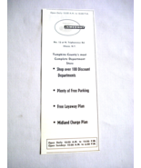1972 Ad Jamesway Department Stores, Rt. 13 at N. Triphammer Rd., Ithaca,... - $9.99