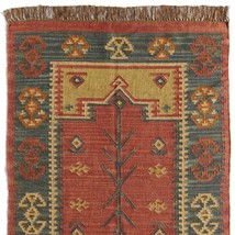 Wool Jute Kilim Rugs Runner Carpet Dhurrie Nordic Navajo Handmade Hallway Accent - £51.46 GBP+