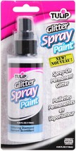 Tulip Fabric Spray Paint 4oz Silver Diamond Glitter  - $15.68