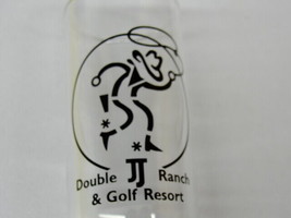 Double JJ Ranch Shot Glass Golf Resort Rothbury Michigan Man Cave Bar - $17.81
