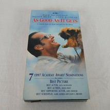 As Good as It Gets VHS 1998 Jack Nicholson Helen Hunt Greg Kinnear Cuba ... - £3.98 GBP