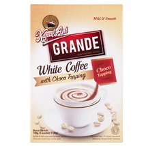 Kapal Api Grande White Coffee with Choco Topping 5-ct, 100 Gram - $14.46