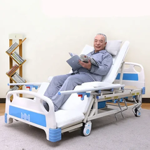 3 cranks multi function manual hospital bed, elderly hospital care medic... - £1,732.61 GBP