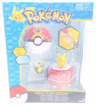Pokemon Throw &#39;n&#39; Pop Poke-ball Pikachu Exclusive Limited Repeat Ball Age 4+ Toy - £17.49 GBP