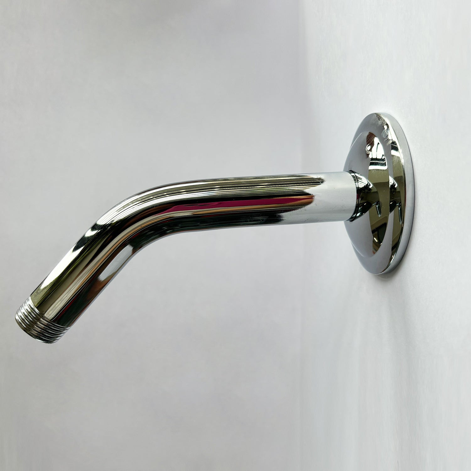 Rain Shower Arm: 1/2&quot; NPT, Wall Mount, Flange - $50.99