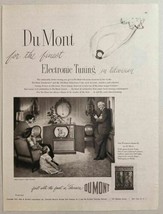 1951 Print Ad DuMont Westbury Television Sets Family Watches Clown on TV NY - £9.70 GBP