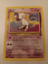 Pokemon 1999 Wizards Of The Coast Promos Mew Promo Single Trading Card NM - £9.57 GBP