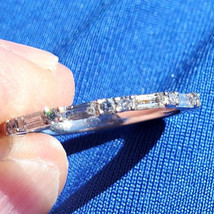 Earth mined Diamond Deco Anniversary Wedding Band Gatsby Style 14k Gold Ring 7 - €1.383,49 EUR