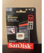 SanDisk 64GB Extreme SDXC 170MB/S U3 V30 4K SD Class 10 Memory Card SDSD... - $278.37 MXN