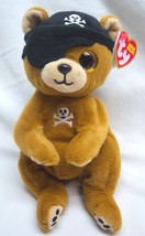 TY 2023 Beanie Bellies SOFT SCULLY PIRATE BEAR 8&quot; Plush Stuffed Animal T... - $281.47 MXN