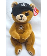 TY 2023 Beanie Bellies SOFT SCULLY PIRATE BEAR 8&quot; Plush Stuffed Animal T... - €12,74 EUR