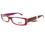 Ray-Ban Eyeglasses Frames RB5094 2216 Purple Red Rectangular Full Rim 51... - £52.46 GBP