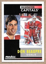 1991-92 Pinnacle #148 Don Beaupre Washington Capitals - £1.54 GBP