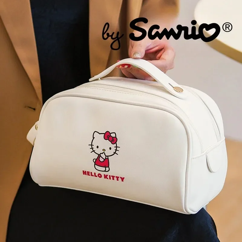 2023 Sanrio Hello Kitty Kuromi Cosmetic Bag Storage Bag Portable for Women Large - £16.87 GBP