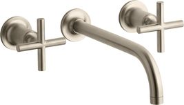 Kohler T14414-3-BV Purist Wall-Mount Bathroom Faucet Trim-Vibrant Brushed Bronze - £356.43 GBP