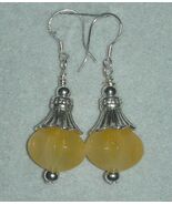   BEAUTIFUL GENUINE CITRINE NUGGETS GEMSTONE EARRINGS - €30,07 EUR
