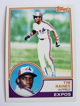 1983 Tim Raines Montreal Expos Mlb Baseball Sports Trading Card Topps Vintage - £3.98 GBP