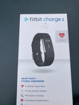 Fitbit Charge 2 Wristband Activity Tracker, Large - Black - £54.91 GBP