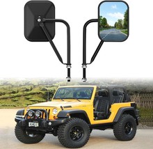 Door Off Mirror Compatible With Jeep Wrangler Jk Jl &amp; Unlimited, Wider View - $781.30 MXN
