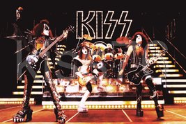 Kiss Love Gun / Alive Ii Era 24 X 36 Stage Shot Custom Poster - Collectibles - £35.97 GBP