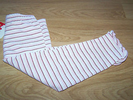 Baby Size 24 Months Pink White Metallic Striped Leggings Pants New - $10.00