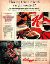 Vintage 1965 Kellogg&#39;s Special K Breakfast Ad a2 - £16.95 GBP