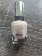 New! Sally Hansen Salon Manicure Nail Polish Lacquer In Camelflage ~ Honey Beige - £6.01 GBP