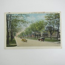 Antique Automobile Postcard 1922 Mill Street North Manchester Indiana RARE - £7.88 GBP