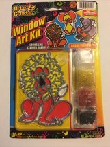 Vintage Window Art Kit Stained Glass Lion Makit Bakit Project kids Suncatcher - £10.88 GBP