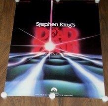 The Dead Zone Stephen King Promo Video Poster Vintage 1984 Paramount - $39.99