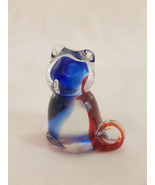 Murano glass cat paperweight - $622.27 MXN