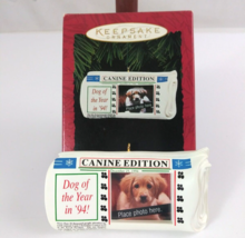 1994 Hallmark Keepsake Ornament Special Dog Photo Holder Christmas Ornament - $111.32 MXN