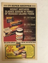 1983 Weight Watchers Vintage Print Ad Advertisement  PA4 - $7.91