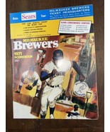1971 Milwaukee Brewers vs Chicago White Sox Program Scorecard - £11.74 GBP