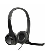Logitech - H390 USB Headset with Noise-Canceling Microphone - Black *Bra... - £15.82 GBP