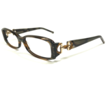 Gucci Eyeglasses Frames GG3088 SVF Brown Horn Gold Bamboo Rectangular 50... - $121.33