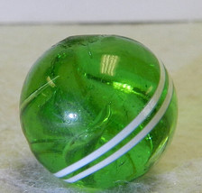 #15711m Very Nice Green Glass German Handmade Marble .67 Inches - £43.88 GBP