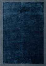 Royal Blue Border Custom Rug , Tufted Wool Rug, Silky And Soft Luxurious India - £288.45 GBP+