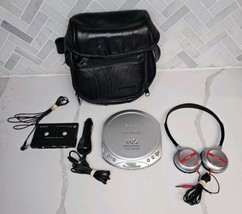 Sony Walkman Car Ready CD Player D-E226CK ESP Max PLUS Carry Case &amp; Acce... - $44.50