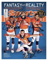 Peyton Manning Wes Welker Eric Decker And Demaryius Signed 8x10 Rp Photo Denver - £15.71 GBP