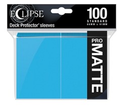 1 pack of 100 Ultra PRO Pro-Matte Eclipse Sky Blue Std Sized Card Sleeves - $310.67 MXN