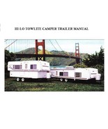 HI-LO 1990-2001 MOTORHOME MANUALs 430pg for Towlite RV 1999 2000 Service... - £19.97 GBP