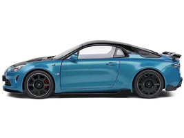 2023 Alpine A100 Radicale Blue Metallic w Carbon Hood Top 1/18 Diecast C... - £60.45 GBP