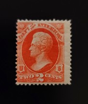 1879 2c Official Department of Interior Stamp, Vermilion Scott O97 Used ... - $1.49